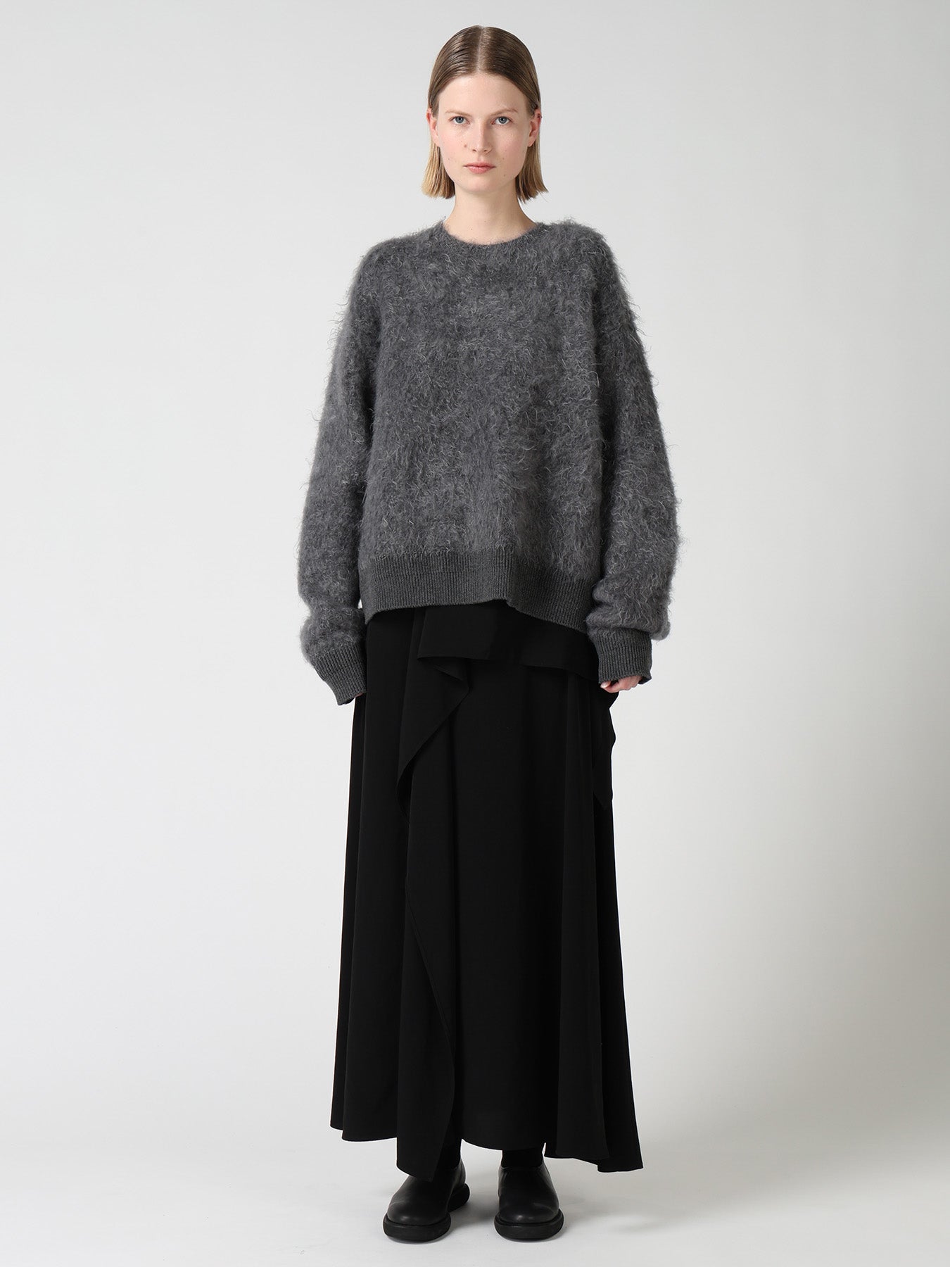 MOHAIR SHAGGY KNIT PULLOVER – THE SHOP YOHJI YAMAMOTO