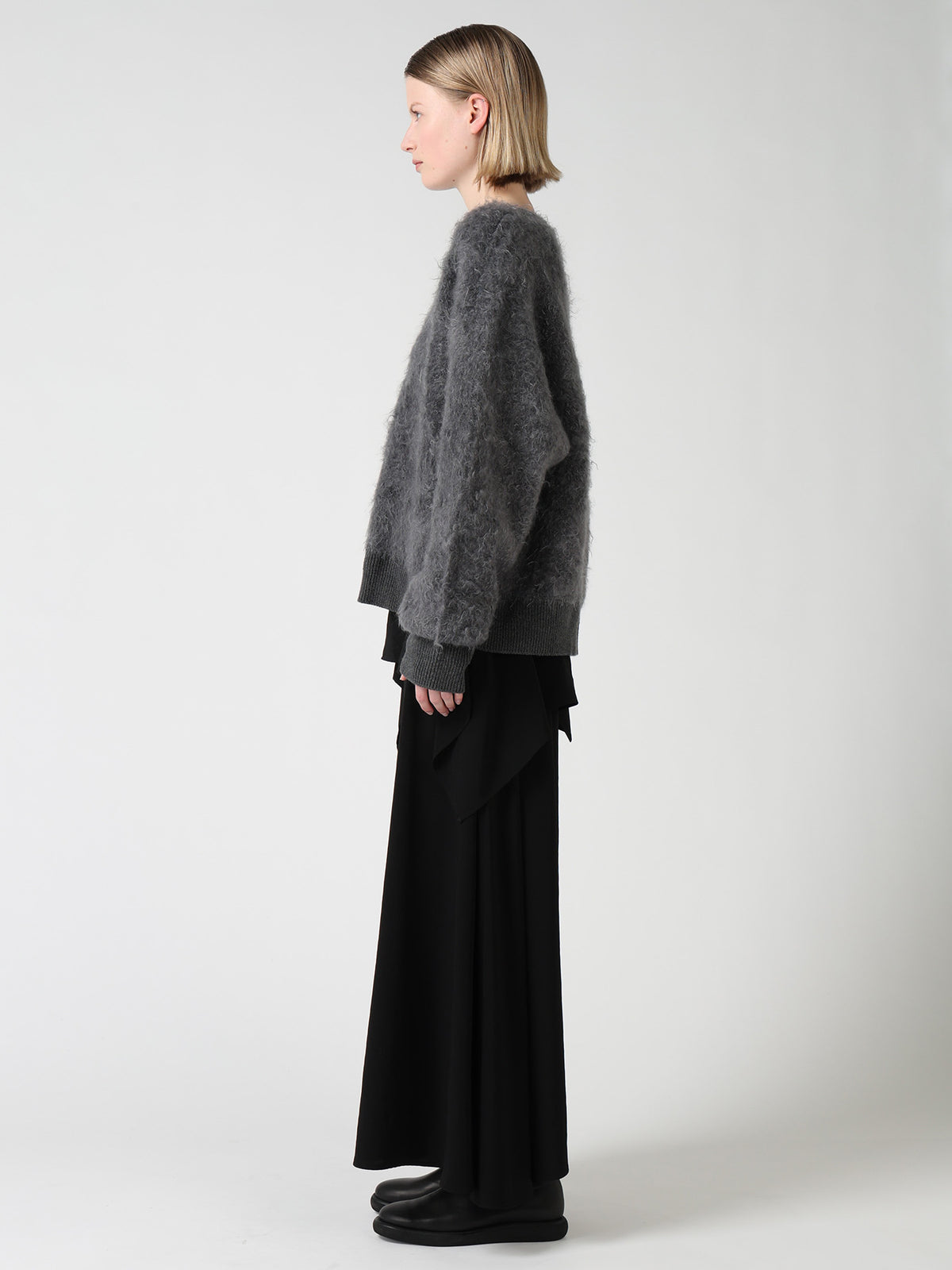 MOHAIR SHAGGY KNIT PULLOVER