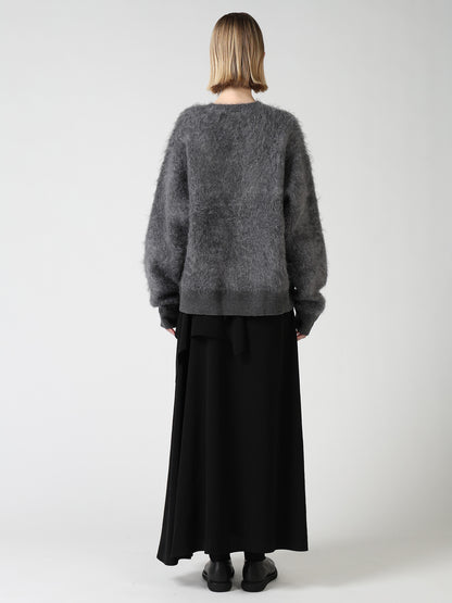 MOHAIR SHAGGY KNIT PULLOVER