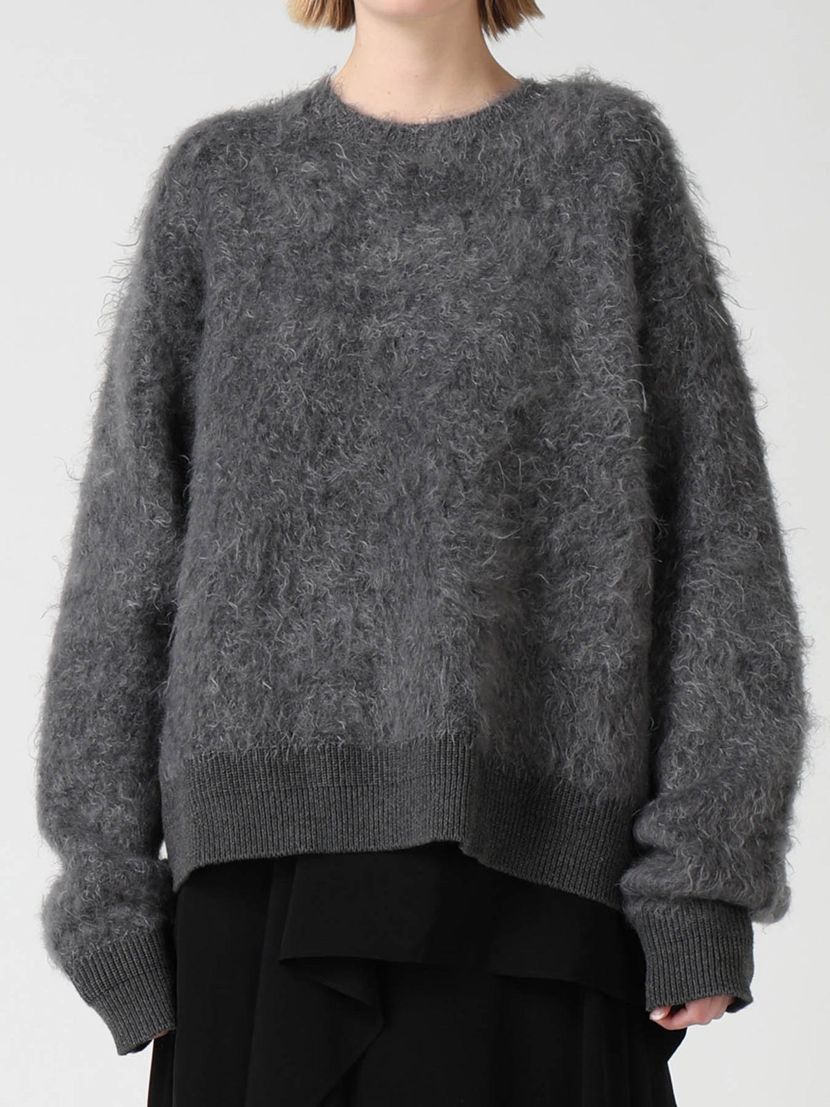 MOHAIR SHAGGY KNIT PULLOVER