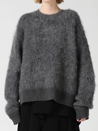MOHAIR SHAGGY KNIT PULLOVER