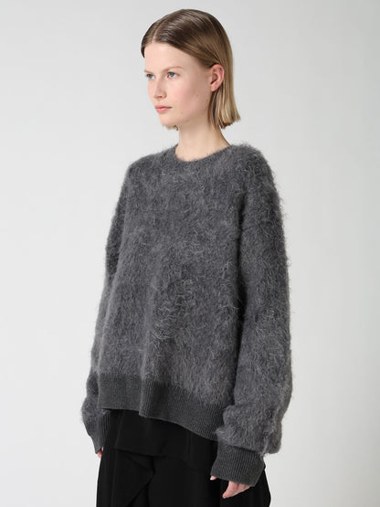 MOHAIR SHAGGY KNIT PULLOVER