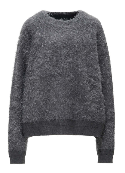 MOHAIR SHAGGY KNIT PULLOVER