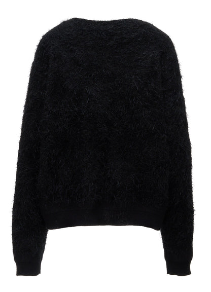 MOHAIR SHAGGY KNIT PULLOVER