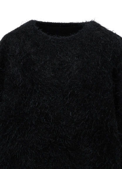 MOHAIR SHAGGY KNIT PULLOVER