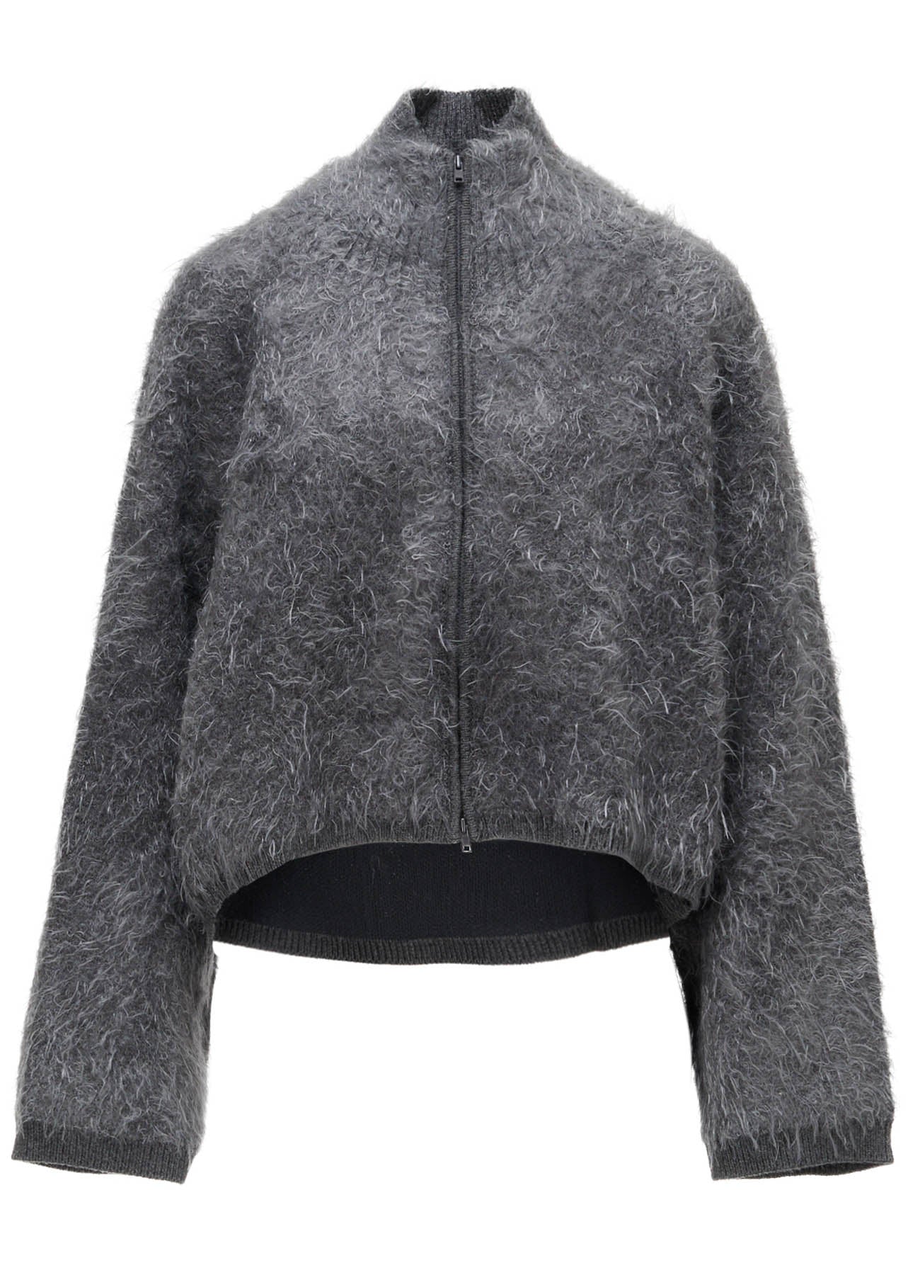 トップス sefr Jurg Cardigan | Shaggy Grey 23ss MOHAIR SHAGGY ZIP-UP CARDIGAN – THE SHOP YOHJI YAMAMOTO