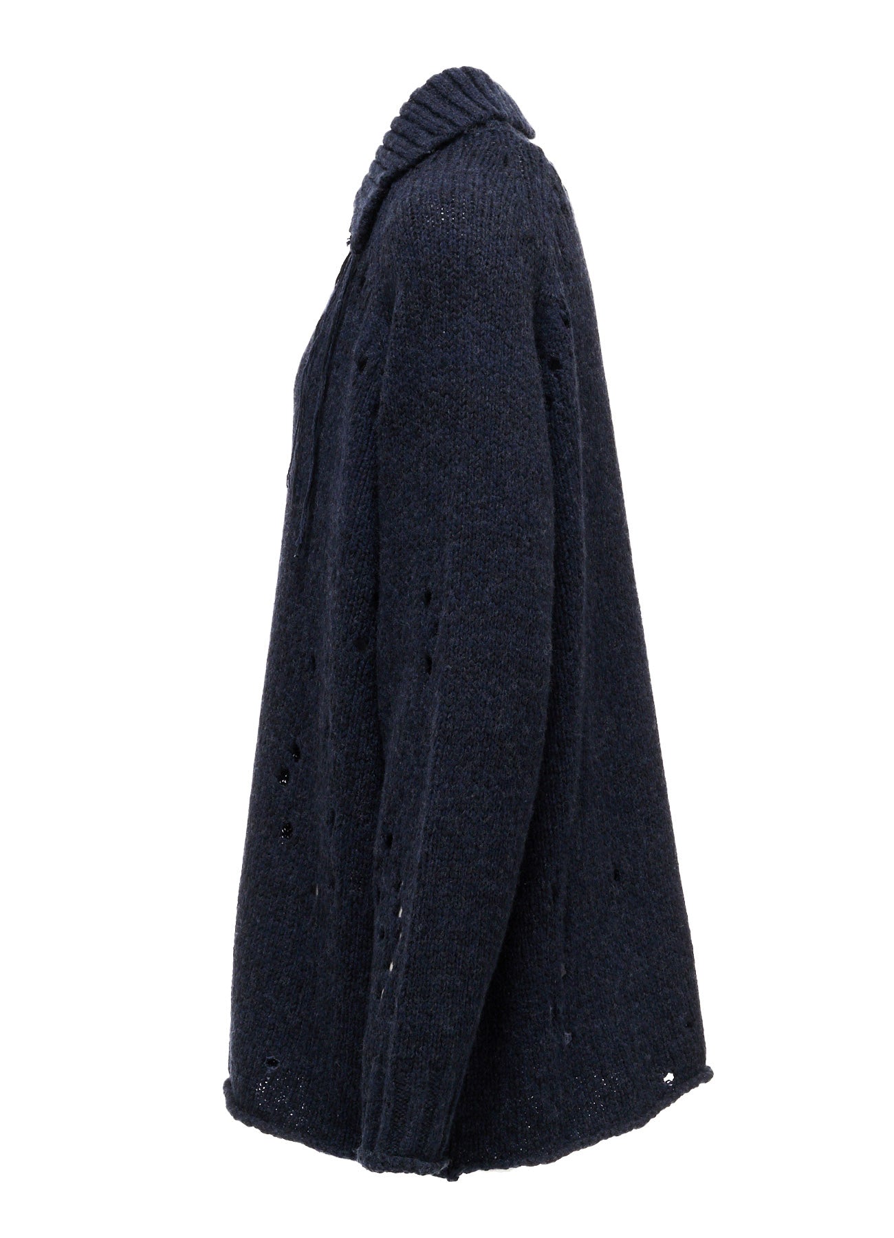 SLUB JERSEY EYELET SKIPPER-COLLAR PULLOVER – THE SHOP YOHJI YAMAMOTO