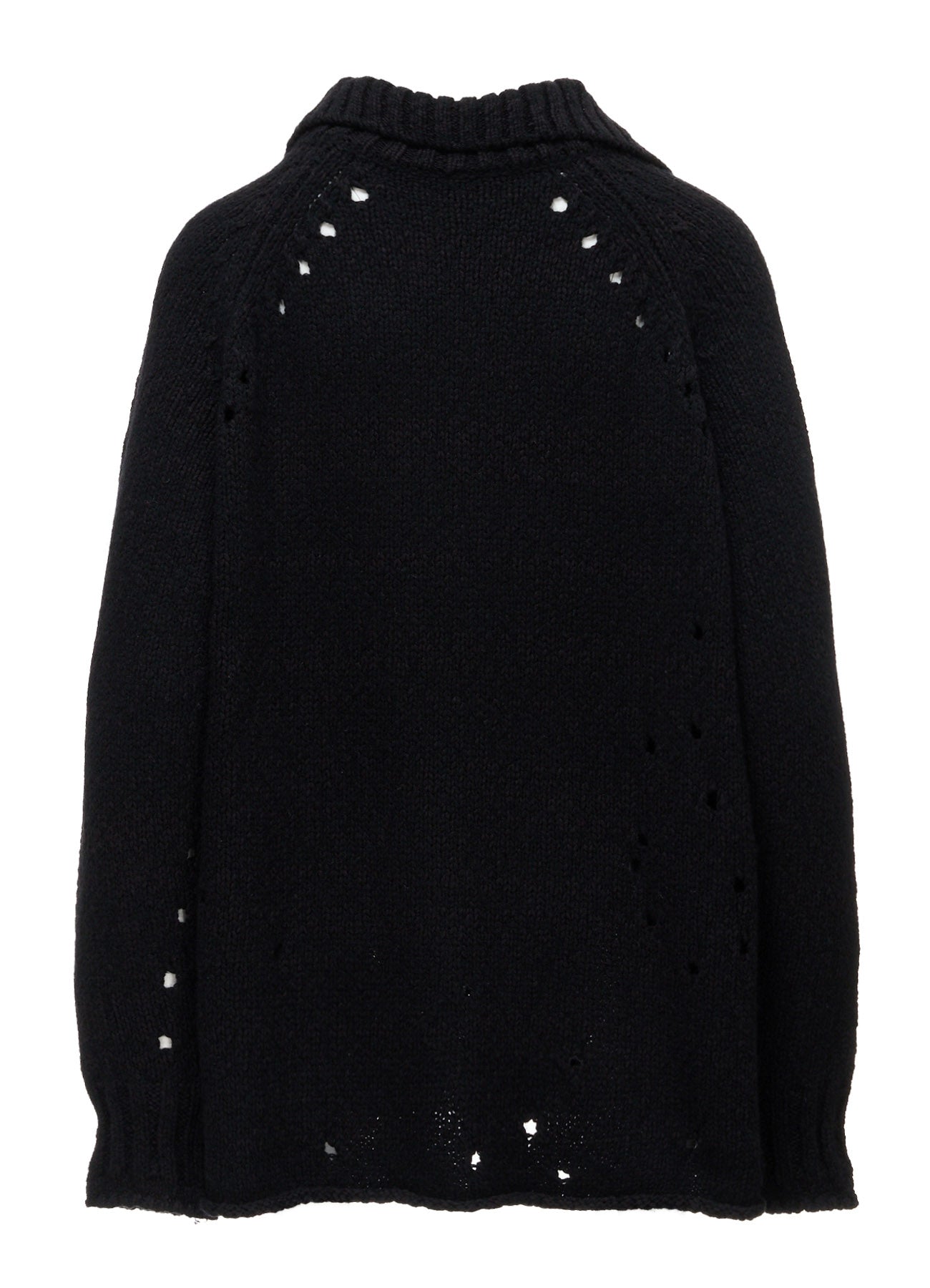 SLUB JERSEY EYELET SKIPPER-COLLAR PULLOVER – THE SHOP YOHJI YAMAMOTO