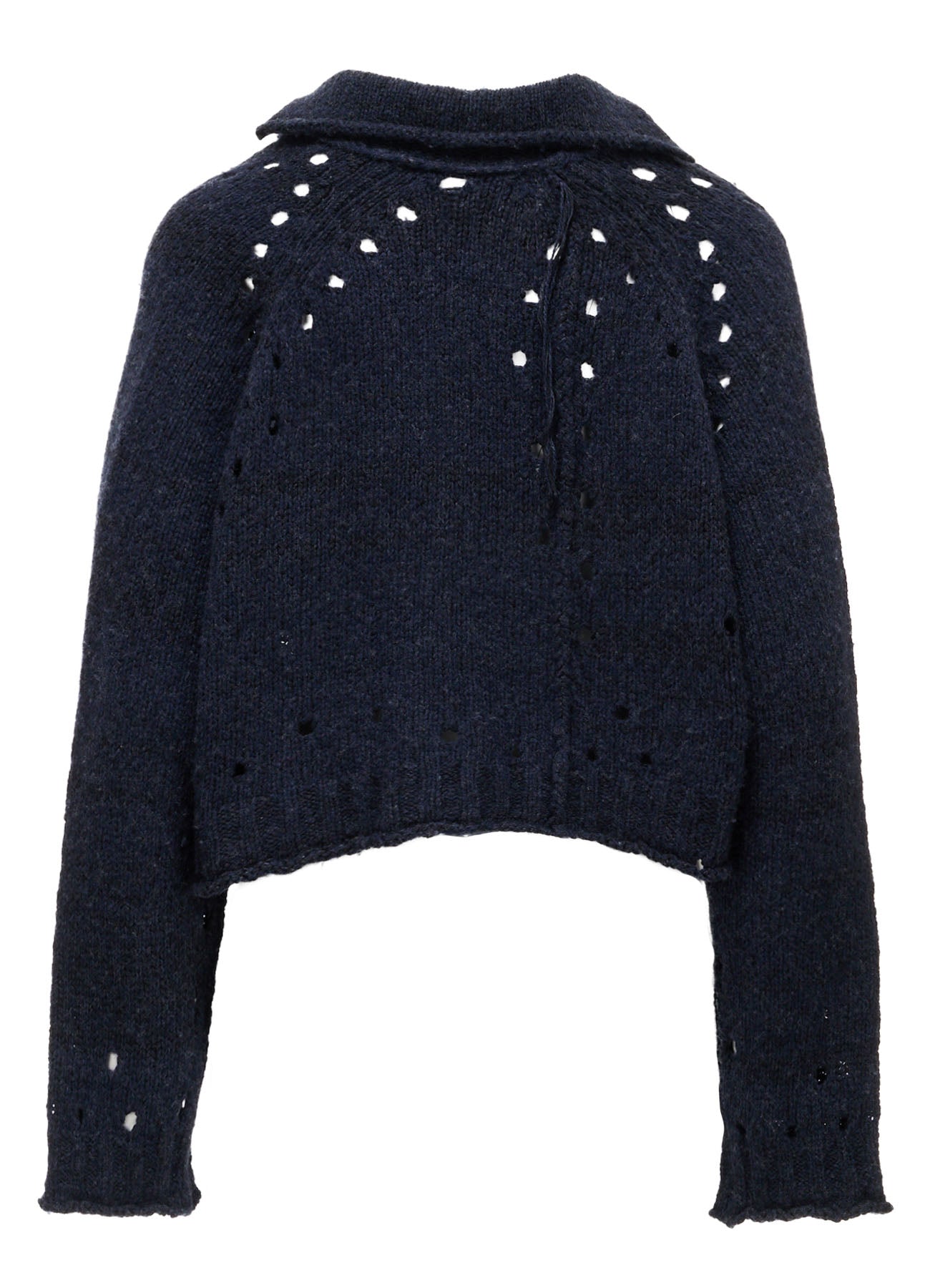 SLUB JERSEY EYELET DOUBLE-COLLAR TAILOR JACKET – THE SHOP YOHJI