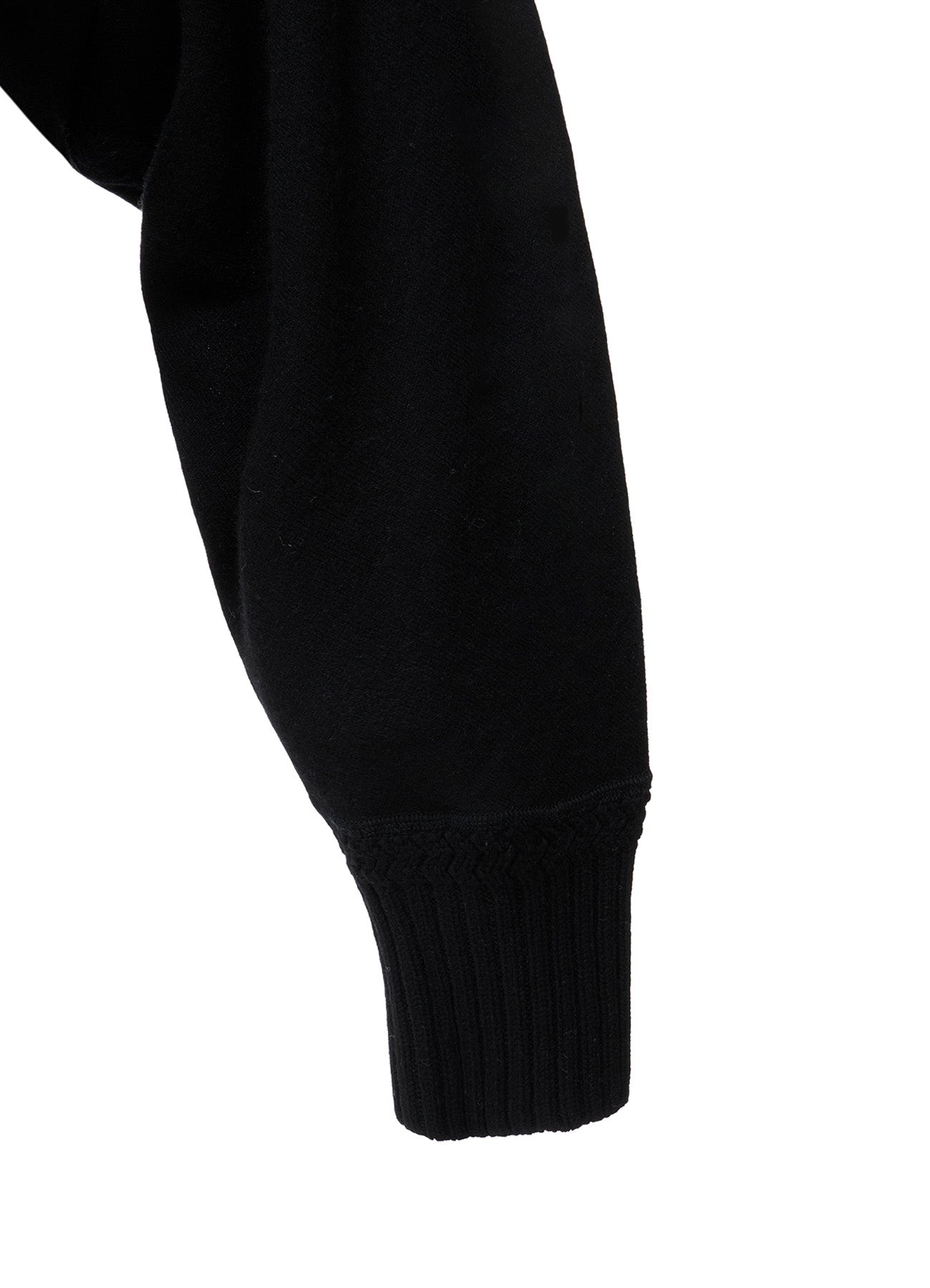 ROUND YOKE ARRANGED CARDIGAN
