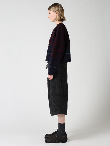 TYROLEAN JACQUARD CARDIGAN