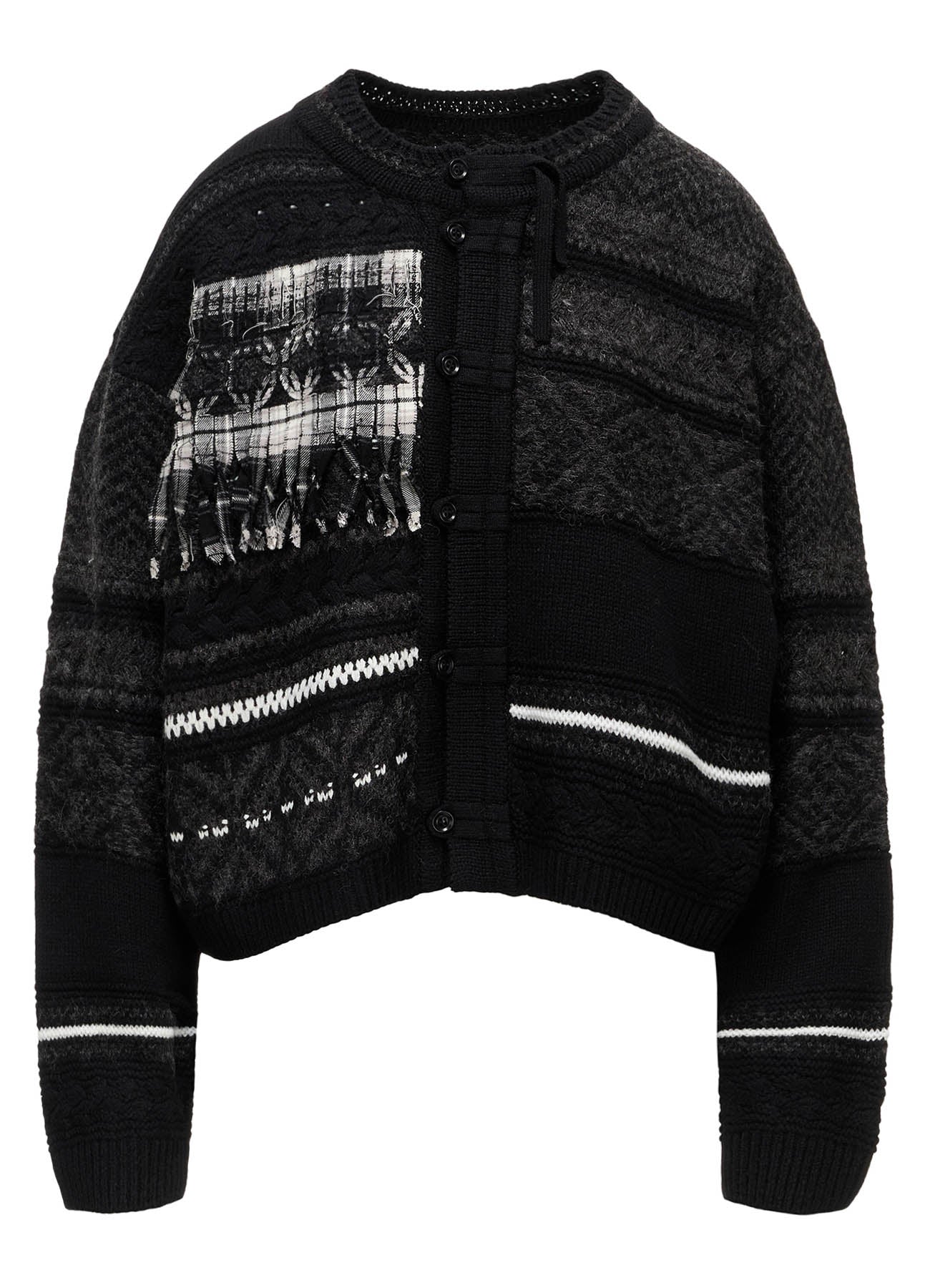 TYROLEAN JACQUARD CARDIGAN