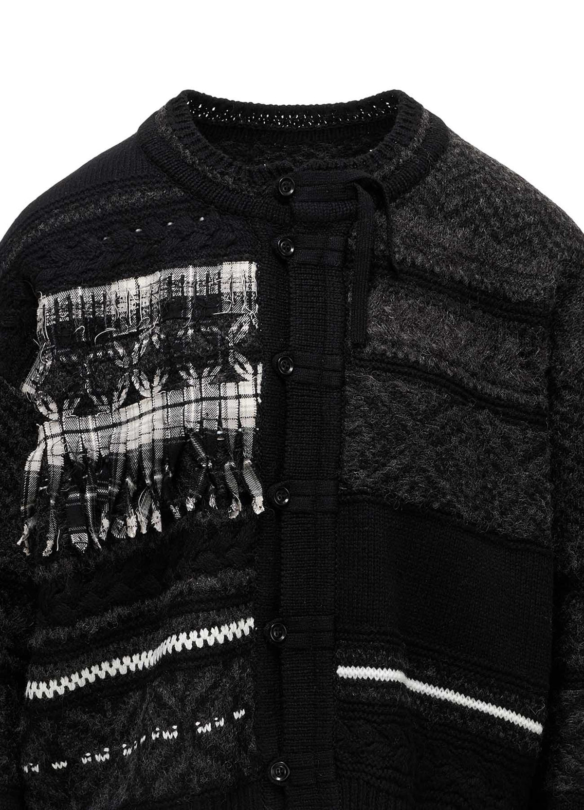 TYROLEAN JACQUARD CARDIGAN