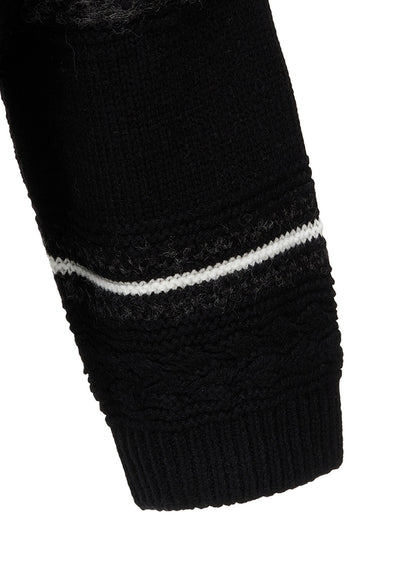 TYROLEAN JACQUARD CARDIGAN