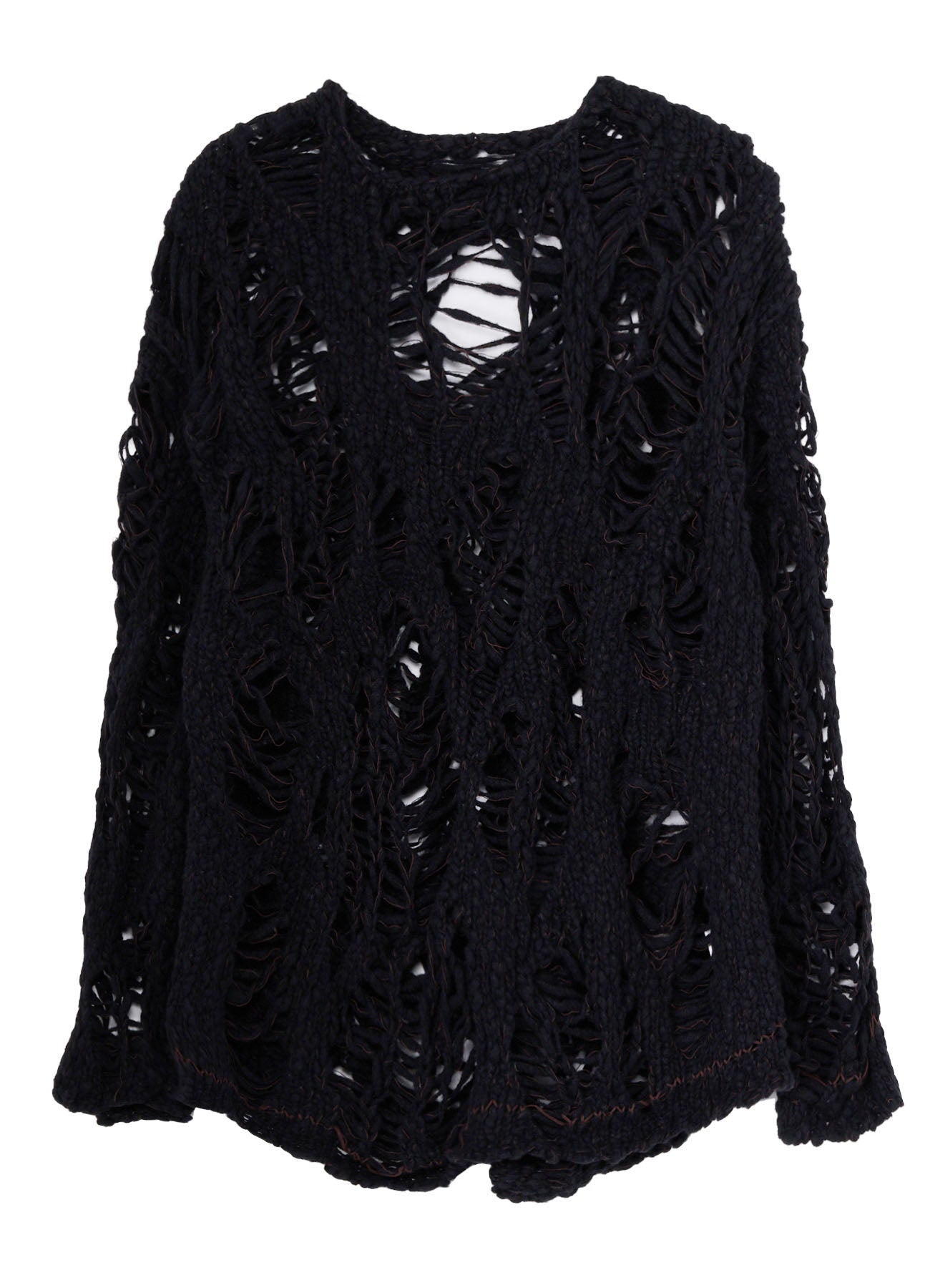 SUPER CHUNKY DISTORTED SLUB PULLOVER