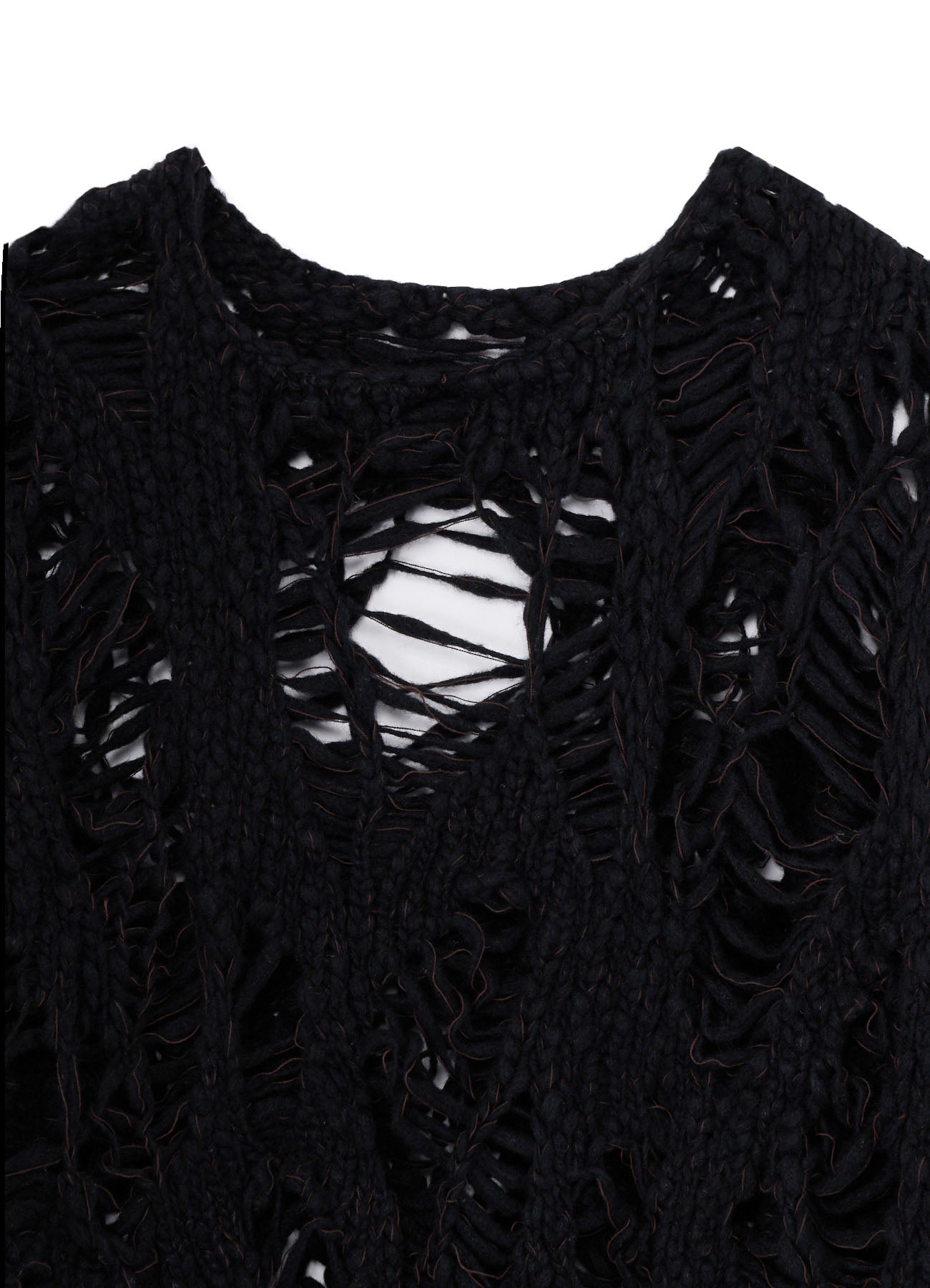 SUPER CHUNKY DISTORTED SLUB PULLOVER