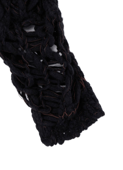 SUPER CHUNKY DISTORTED SLUB PULLOVER