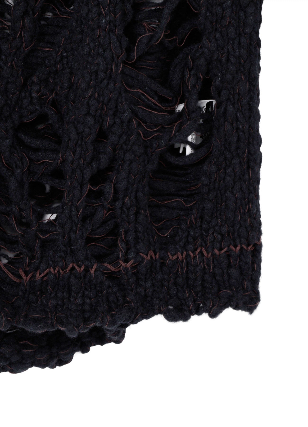 SUPER CHUNKY DISTORTED SLUB PULLOVER