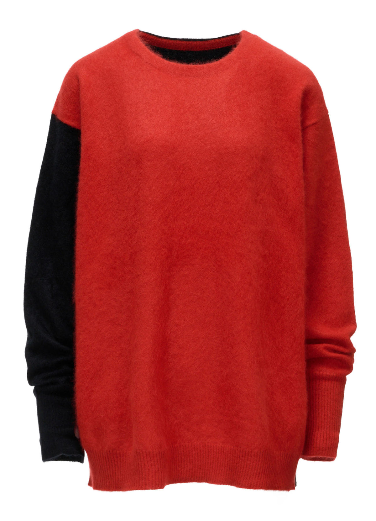 CASHMERE COLOR BLOCKING PULLOVER