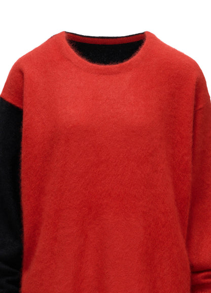 CASHMERE COLOR BLOCKING PULLOVER