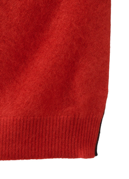 CASHMERE COLOR BLOCKING PULLOVER