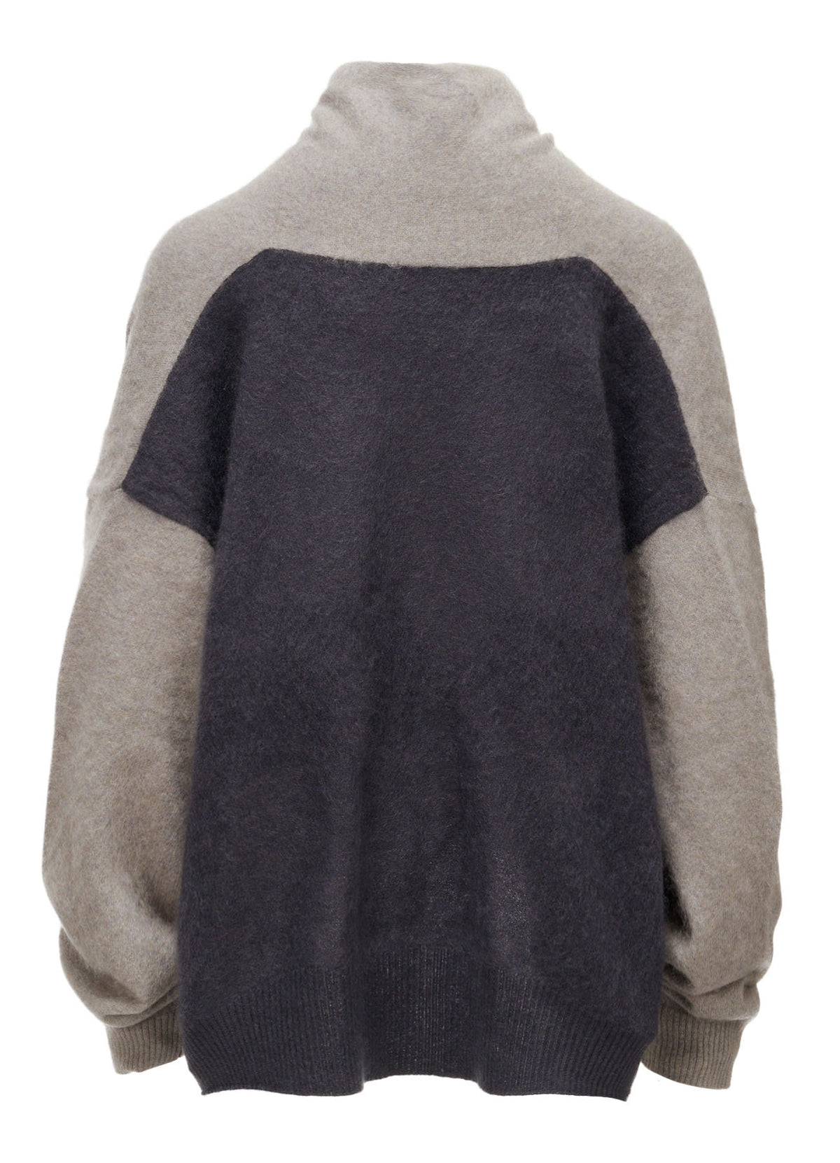 CASHMERE COLOR BLOCKING GOWN