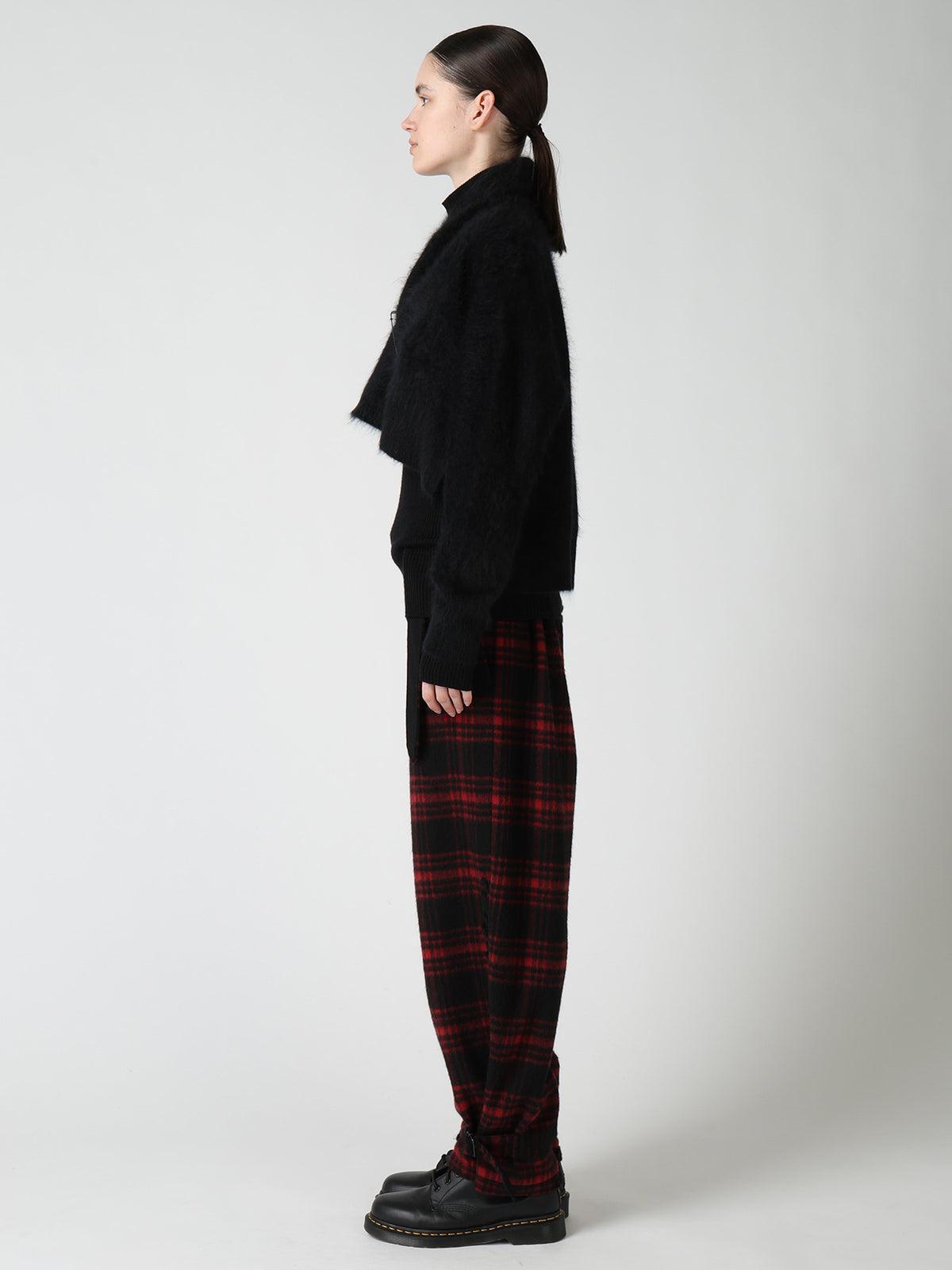 CASHMERE COLOR BLOCKING GOWN