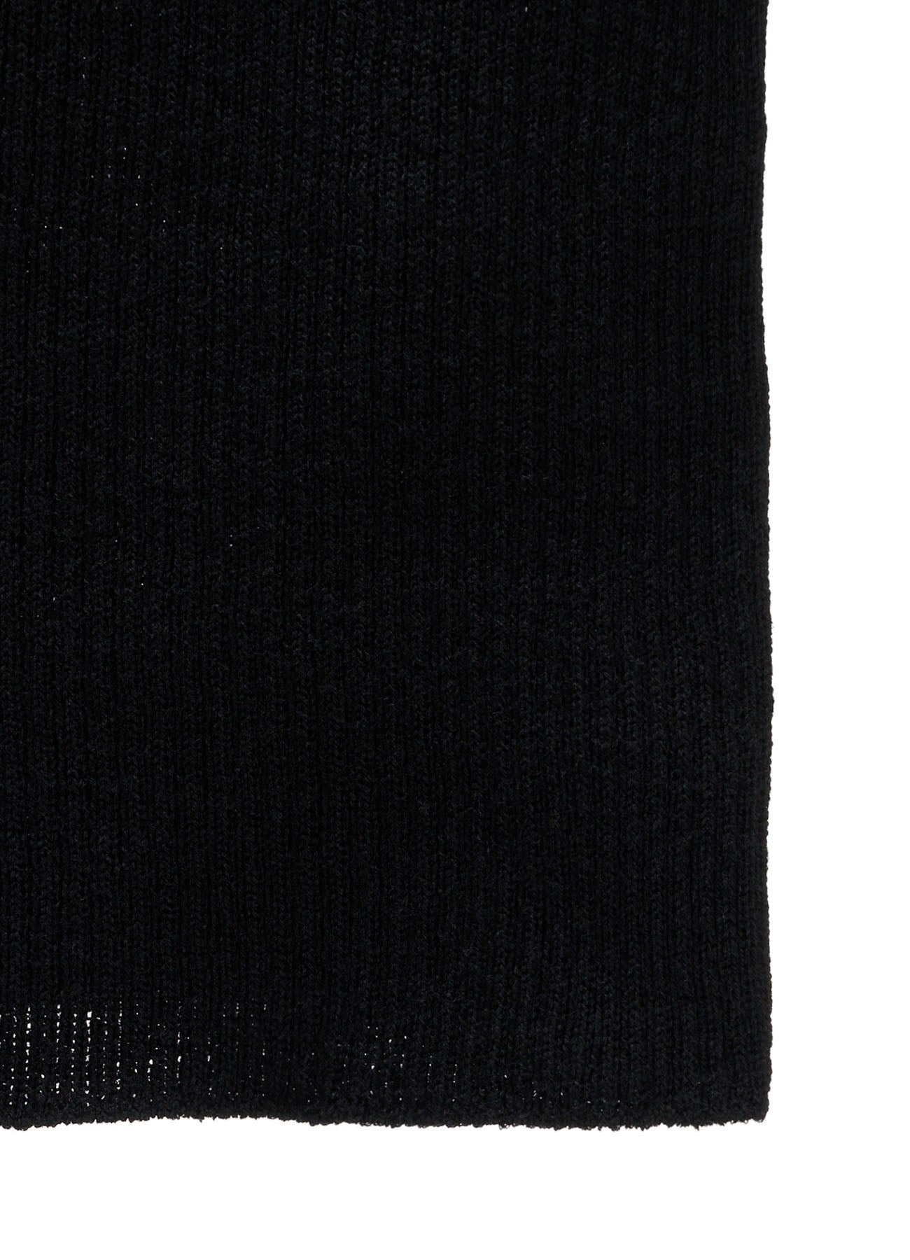 WOOL RIB BACK SHORT CARDIGAN