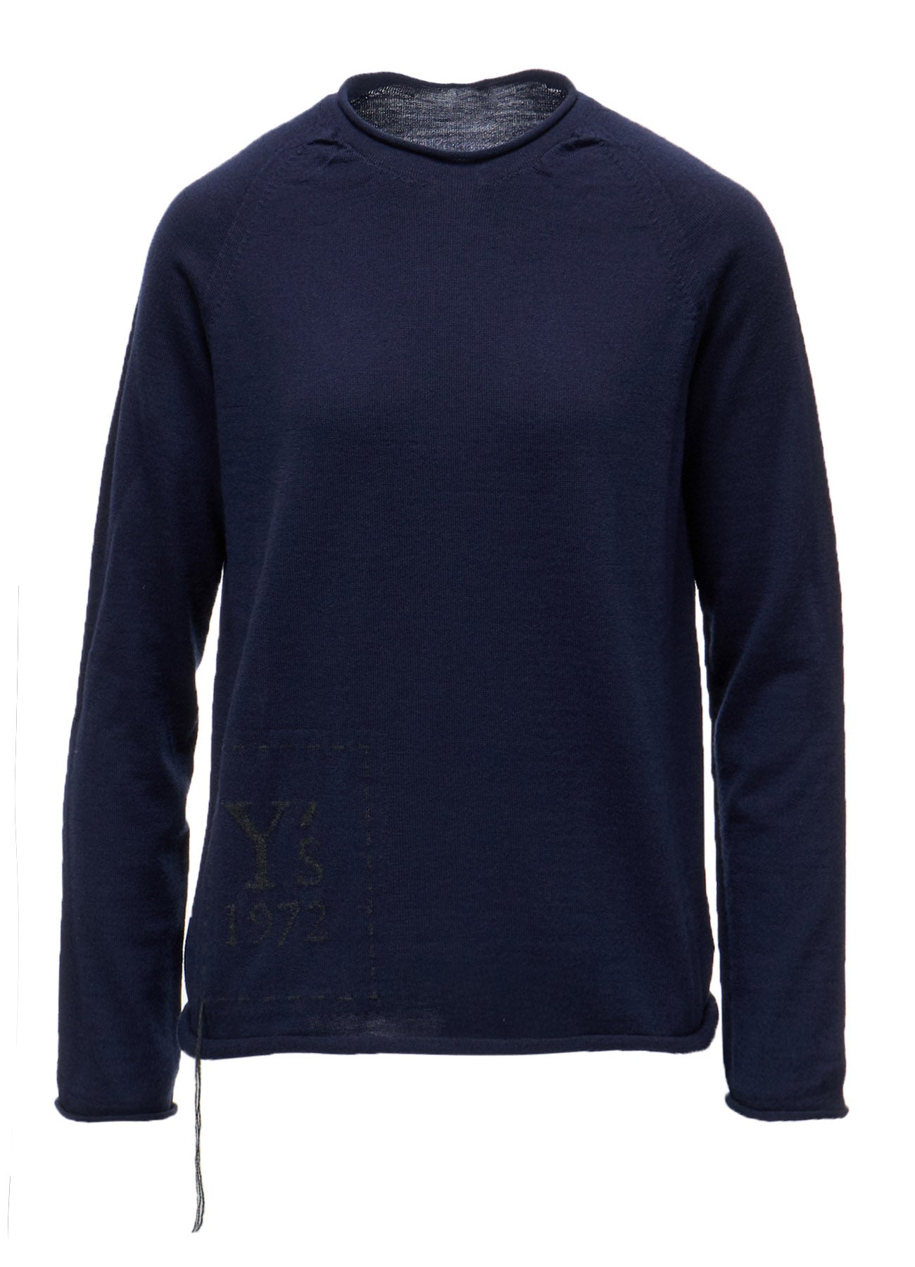 WOOL INTARSIA Y's LOGO PULLOVER