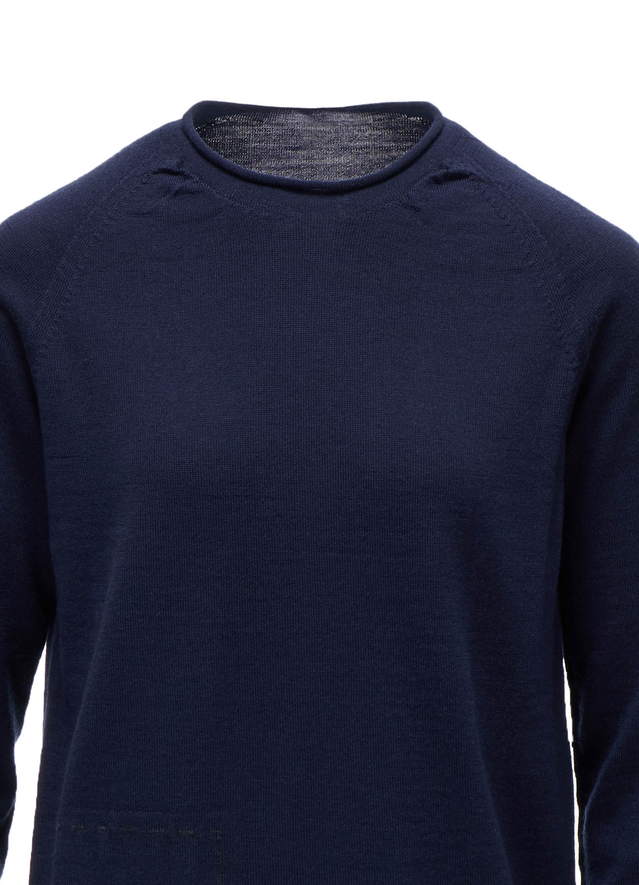 WOOL INTARSIA Y's LOGO PULLOVER