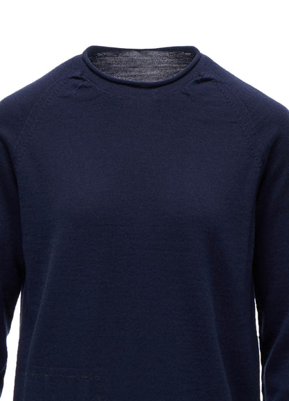 WOOL INTARSIA Y's LOGO PULLOVER