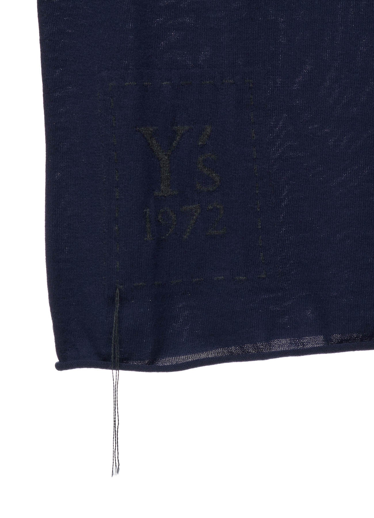 WOOL INTARSIA Y's LOGO PULLOVER