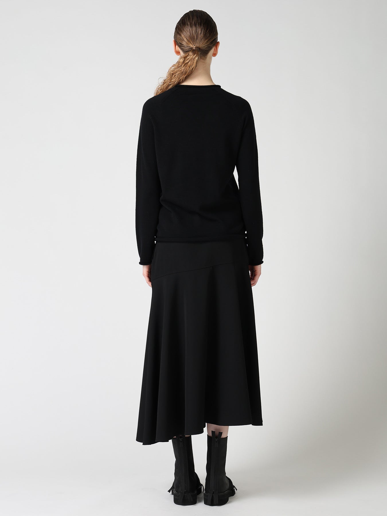 WOOL INTARSIA Y's LOGO PULLOVER