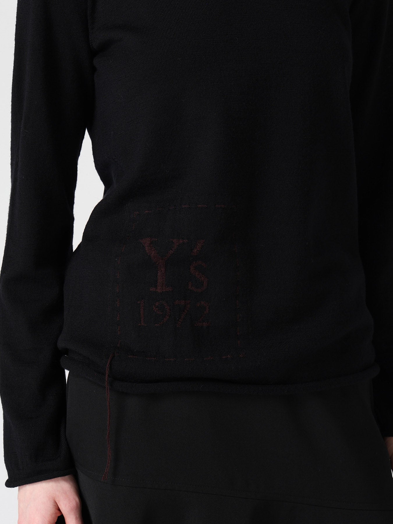 WOOL INTARSIA Y's LOGO PULLOVER – THE SHOP YOHJI YAMAMOTO