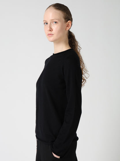 WOOL INTARSIA Y's LOGO PULLOVER