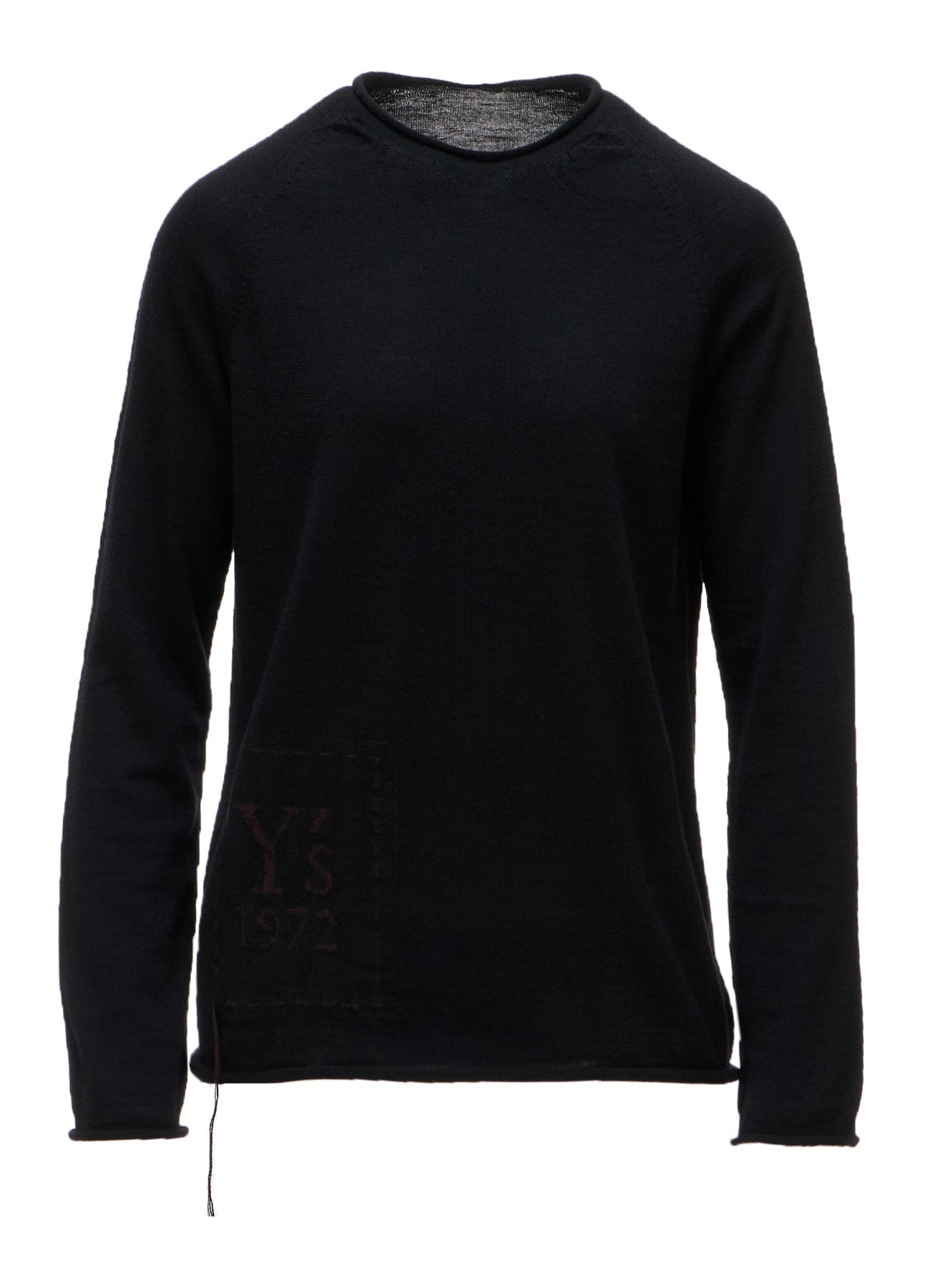 WOOL INTARSIA Y's LOGO PULLOVER
