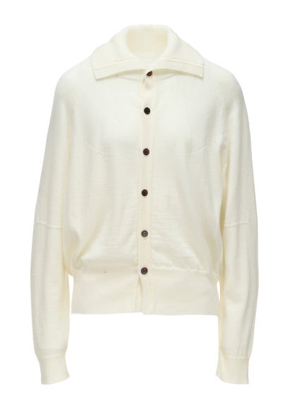 WOOL INTARSIA Y's LOGO CARDIGAN