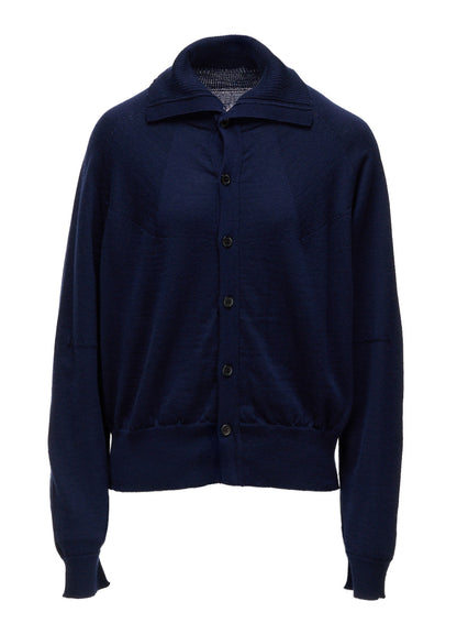 WOOL INTARSIA Y's LOGO CARDIGAN