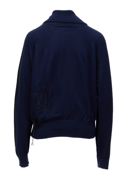 WOOL INTARSIA Y's LOGO CARDIGAN