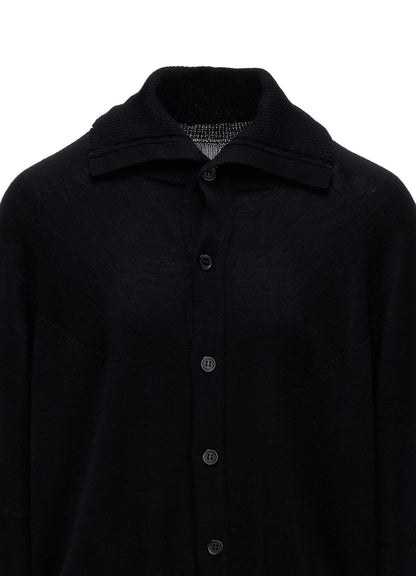 WOOL INTARSIA Y's LOGO CARDIGAN