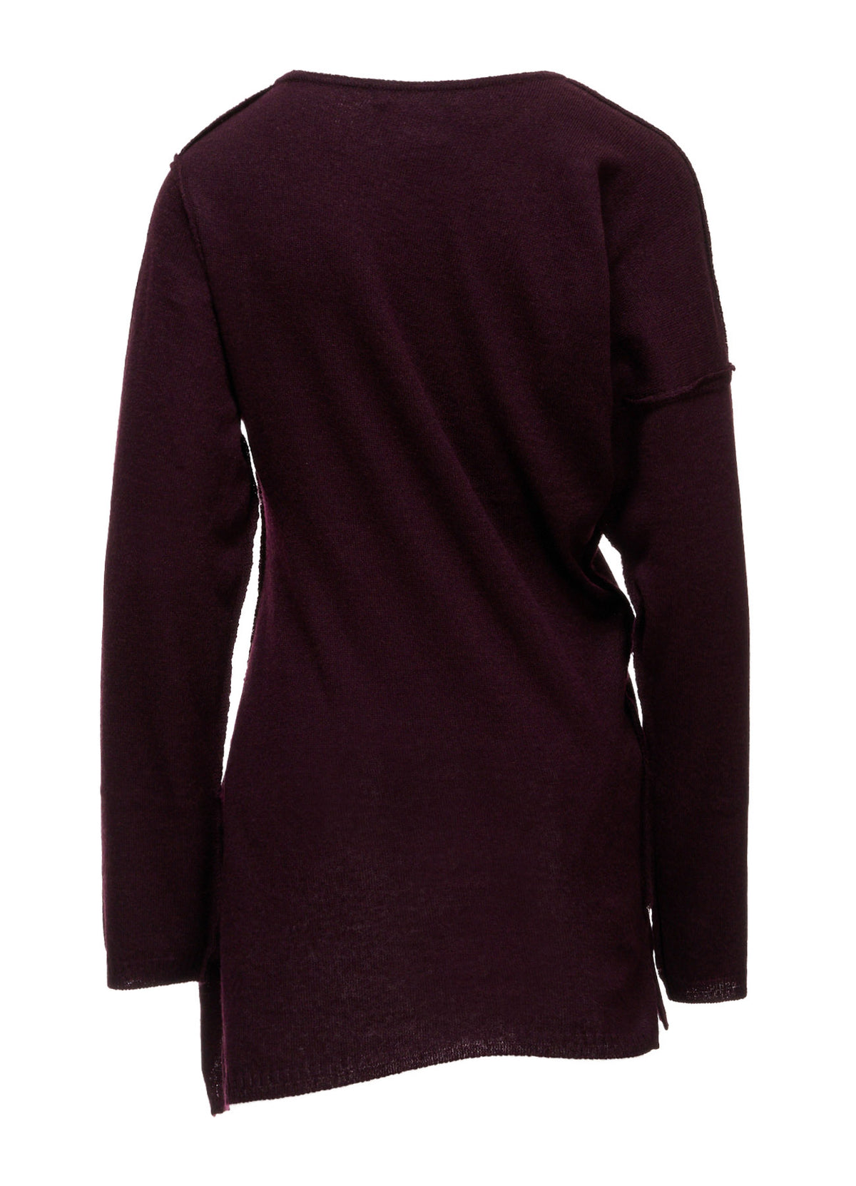 12G JERSEY TWISTED KNIT PULLOVER