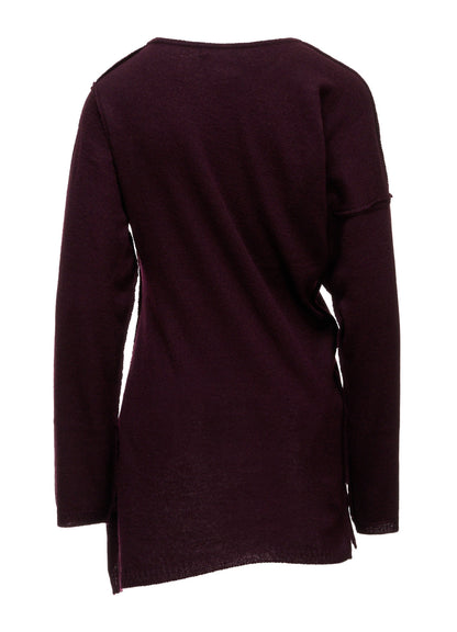12G JERSEY TWISTED KNIT PULLOVER