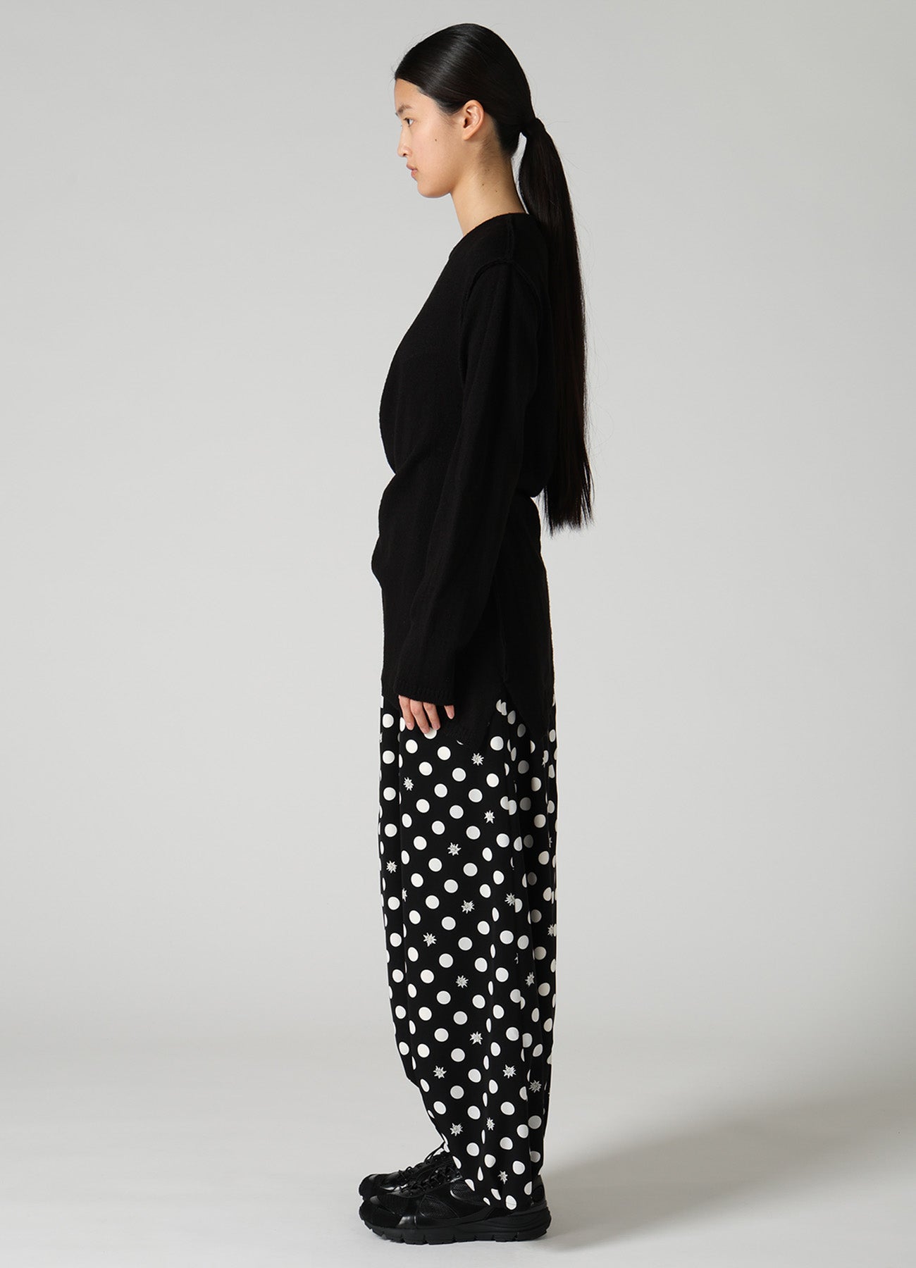 12G JERSEY TWISTED KNIT PULLOVER