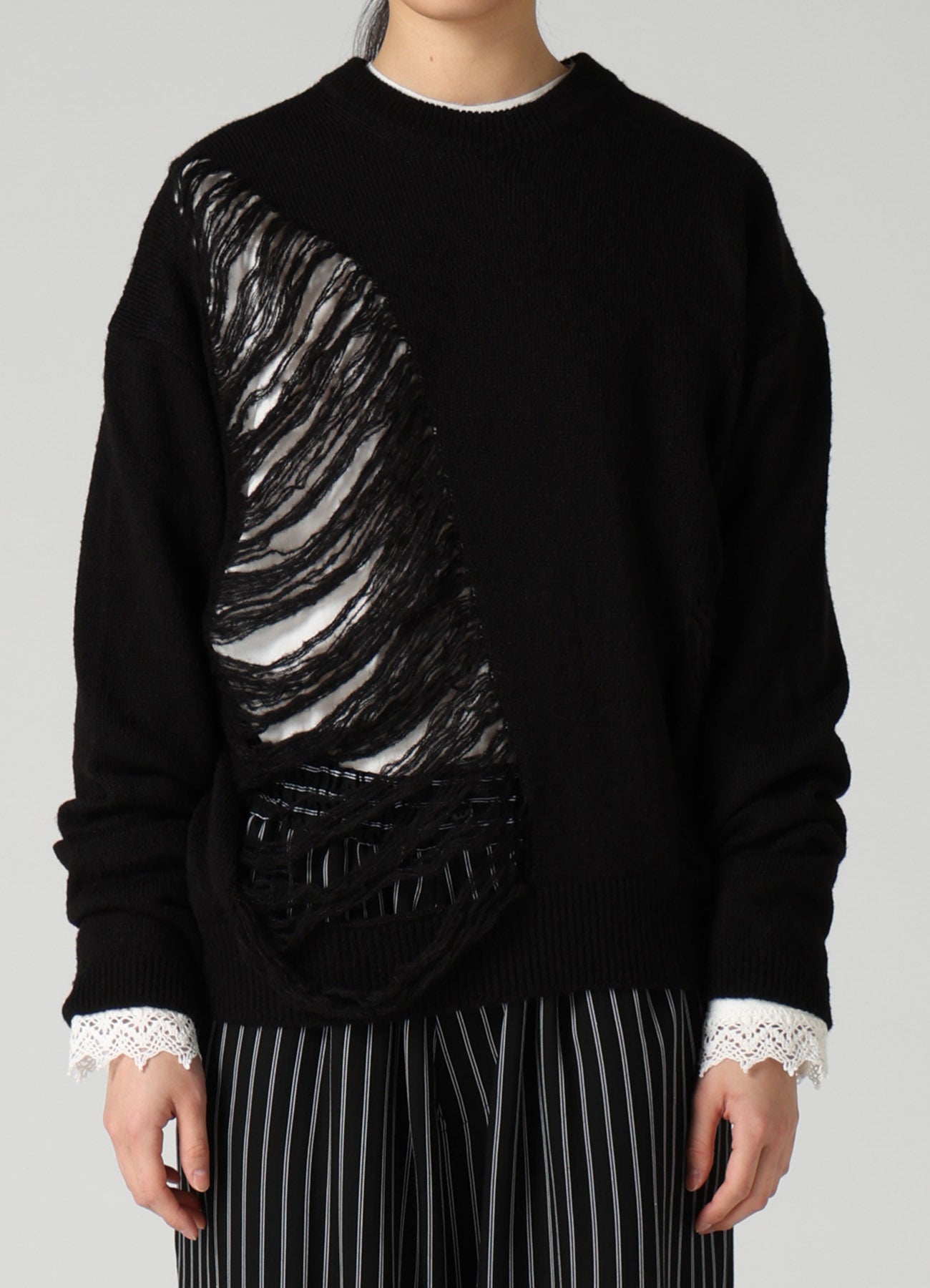 8G JERSEY DAMAGED KNIT – THE SHOP YOHJI YAMAMOTO