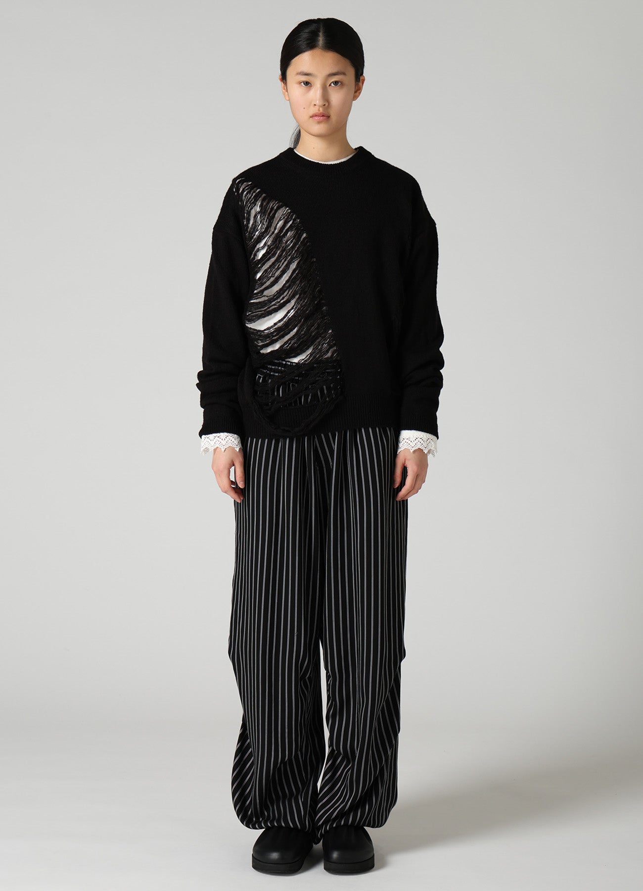 K*i様 Y's Yohji Yamamoto× NEW ERA YL-T82- 8G JERSEY DAMAGED KNIT – THE SHOP YOHJI YAMAMOTO