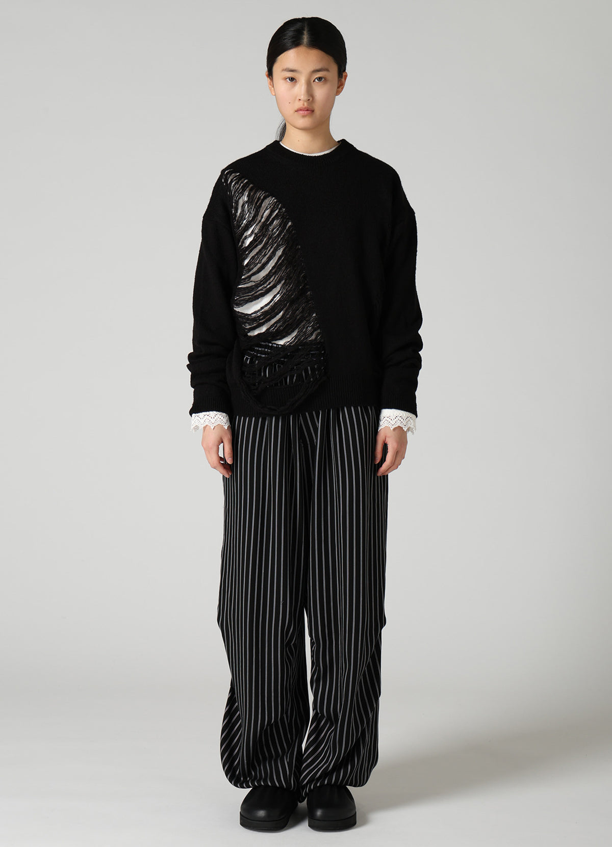 8G JERSEY DAMAGED KNIT