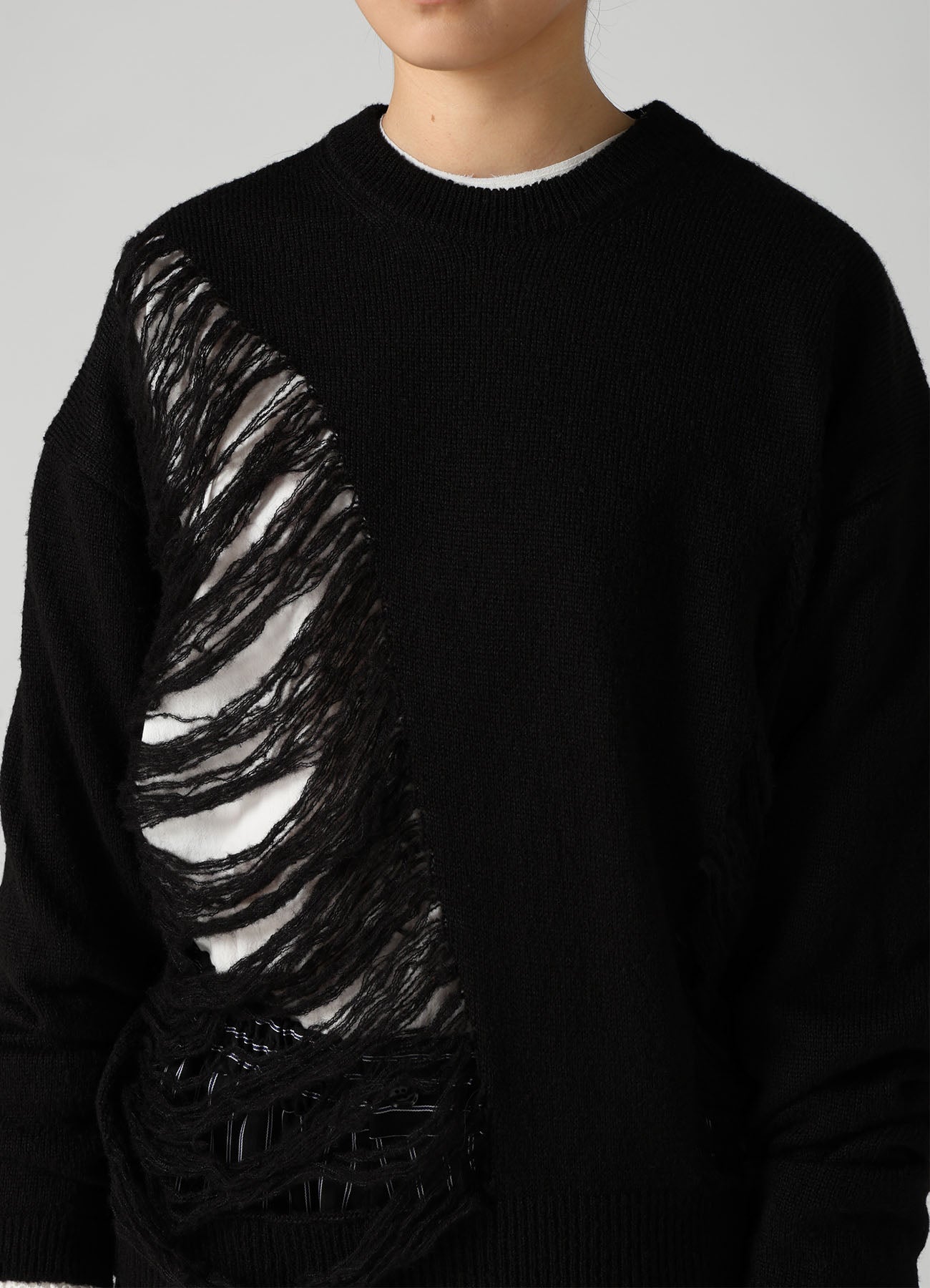 8G JERSEY DAMAGED KNIT – THE SHOP YOHJI YAMAMOTO