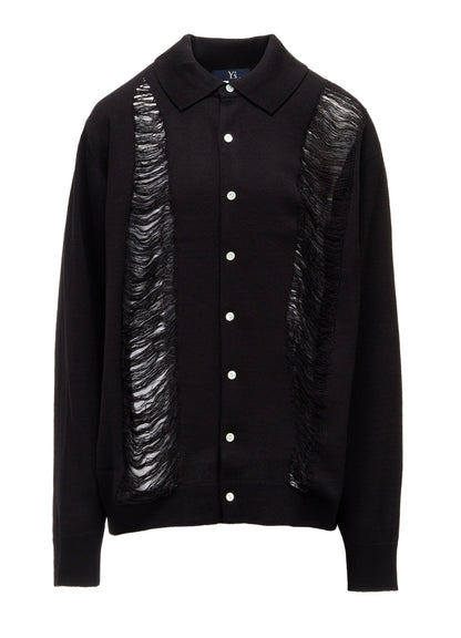 12G JERSEY DAMAGED CARDIGAN