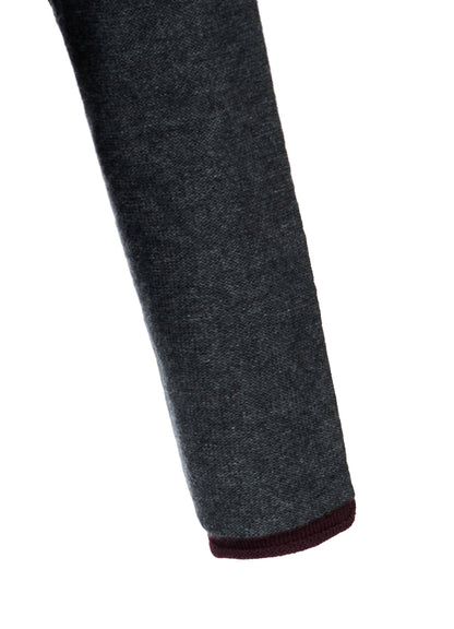 REVERSE JERSEY ROUND NECK BIG PULLOVER