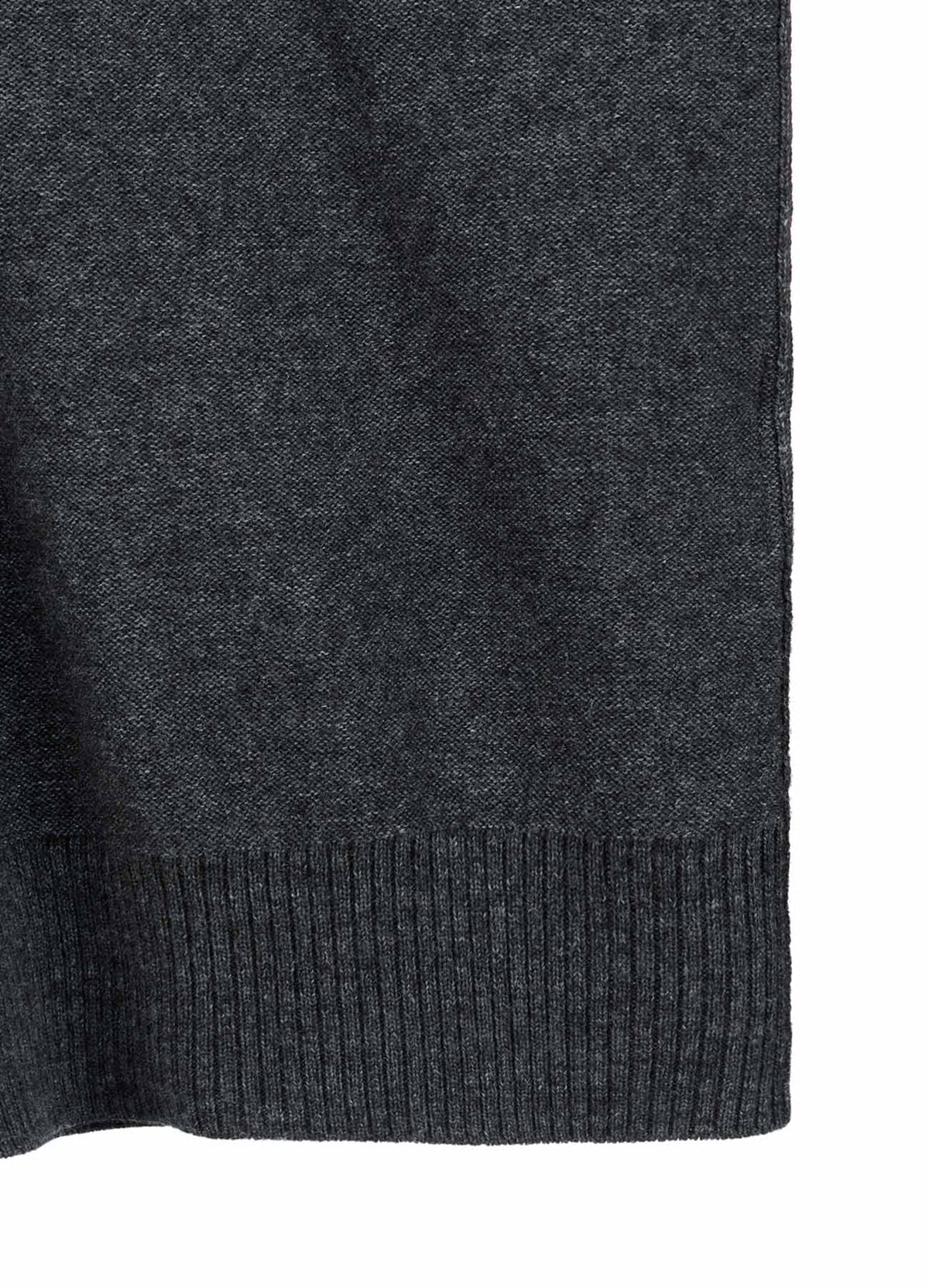 REVERSE JERSEY ROUND NECK BIG PULLOVER